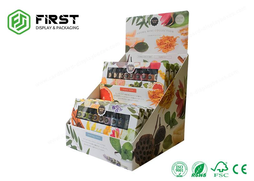 Offset Printing Counter Display Boxes Custom Made Folding Cardboard PDQ Counter Display
